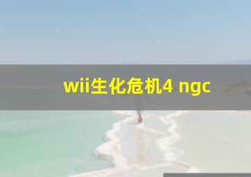 wii生化危机4 ngc